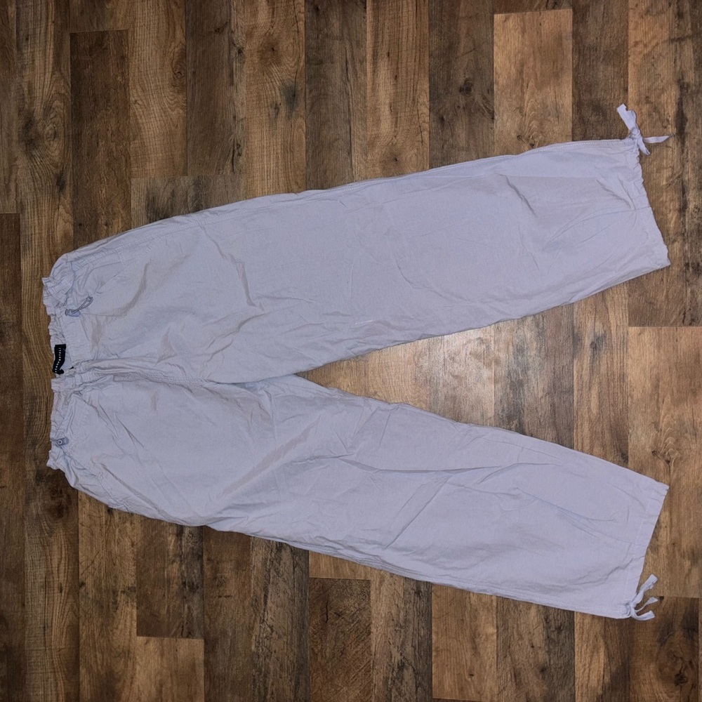 Aeropostale Light Purple/Gray Baggy Wide Leg Pants